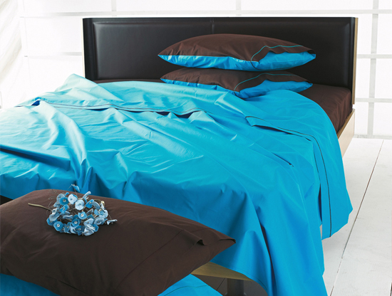 light blue bed sheets