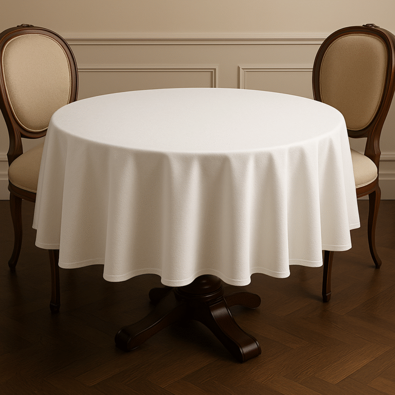 Luxury custom size round tablecloth